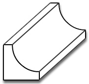 Cove molding profiles